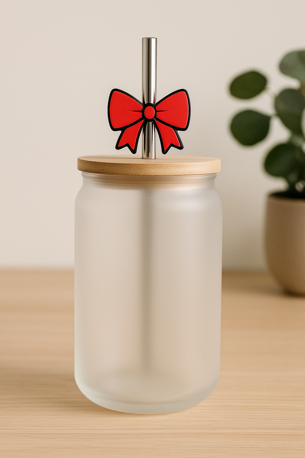 3D-Printed Bow Straw Topper