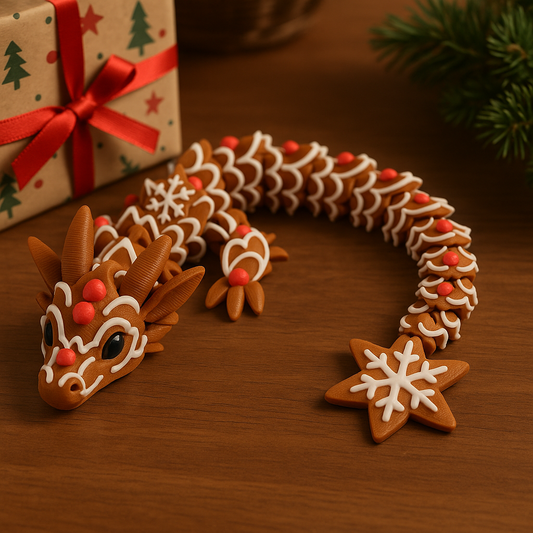 3D-Printed Gingerbread Dragon